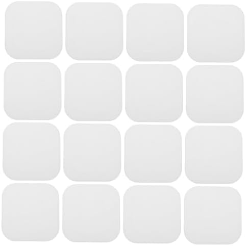 24pcs Square Non Slip Bathroom Stickers Transparent Peva Safety Decals