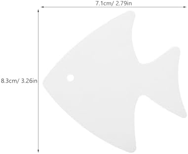 MAGICLULU Bathtub Anti Slip Stickers 12pcs Fish Shape Decals