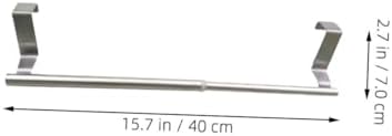 Stainless Steel Space-Saving Towel Rack for Bathroom Kitchen