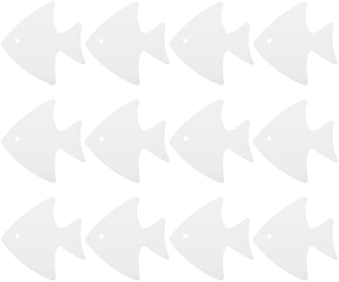 MAGICLULU Bathtub Anti Slip Stickers 12pcs Fish Shape Decals