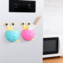 Adorable Snail Toothbrush Holder with Suction Cup - Perfect for Kids Rooms