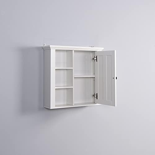 Xiaosenlin Wall-Mounted Medicine Cabinet with Adjustable Shelf for Bathroom Home Use