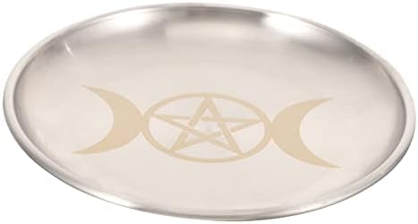 Pentagram Altar Candle Plate