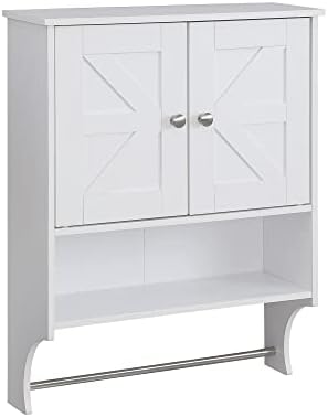 Space-Saving Wall-Mounted Medicine Cabinet - White