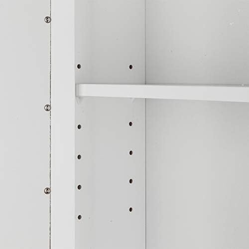 Rpuzonier Wall Mounted Cabinet with Mirror and Shelves