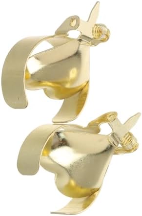 2-Piece Heart Shaped Metal Candle Sniffer Decorative Wick Extinguisher