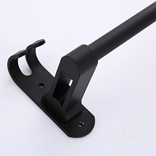 European Design Black Single Pole Towel Rail