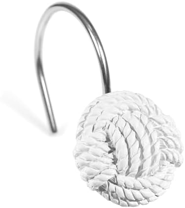 Elegant White Boho ShowerHooks
