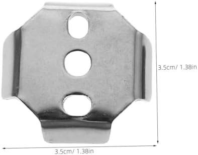 2pcs Bath Towel Rack Replacement with Base Pads and Fixing Clips