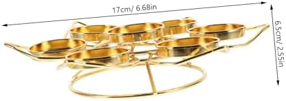 HOLIDYOYO Elegant 7-Branch Buddhist Oil Lamp Holder