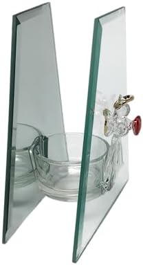 BANBERRY DESIGNS Angel Holding Red Heart Candleholder
