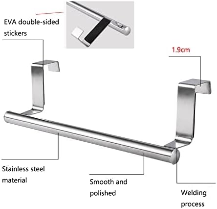 Garasani Index-Range Kitchen Towel Holder Silver 9 inch