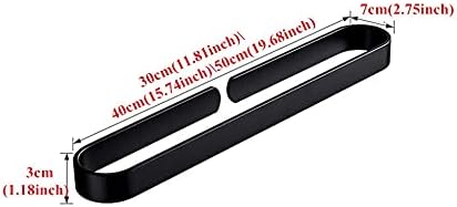 Black Towel Rail Space-Saving