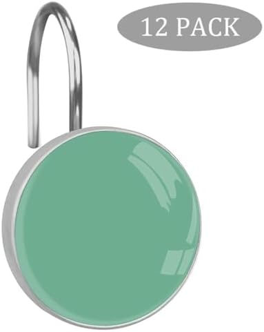 Sturdy and Stylish 12-Piece shower curtain hook set for home