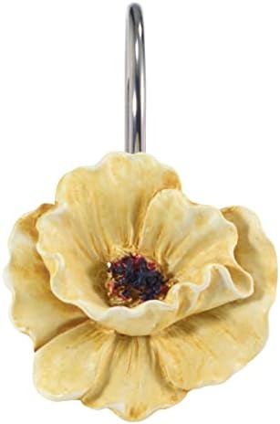 Avanti Linens Flowery Bathroom Hook Set Embrace Relaxation