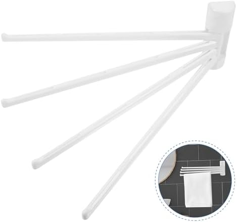 Simple design space-saving towel rack for bathroom