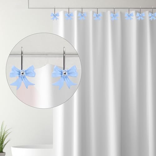 Cute Bow Knot Shower Curtain Hooks
