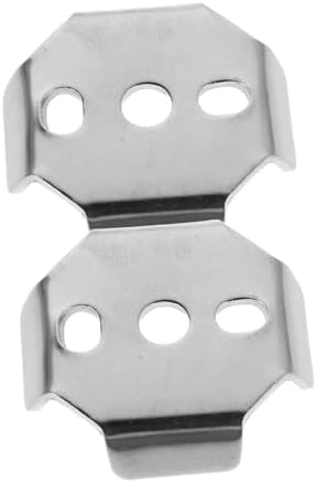 2pcs Bath Towel Rack Replacement with Base Pads and Fixing Clips