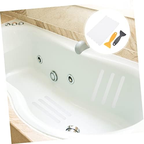 LIFKICH Bath Tub Stickers 6pcs Anti-Slip Clear Decals