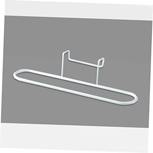Alipis 2pc Towel Holder Rack Organizer Space-Saving Design Black White