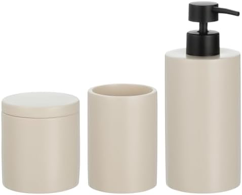 3-Piece Bathroom Vanity Accessory Set for Modern Aesthetics and Functionality