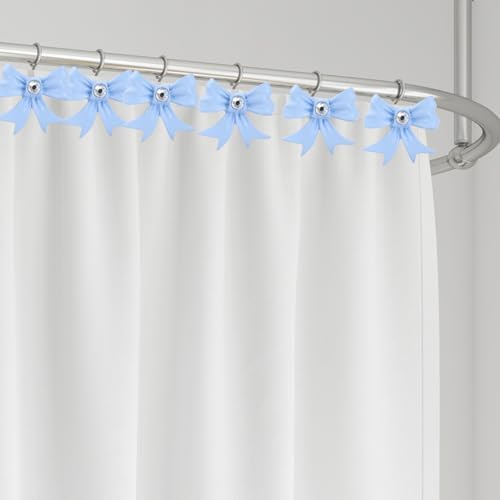 Cute Bow Knot Shower Curtain Hooks