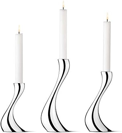 Georg Jensen Cobra Candle Holder Set