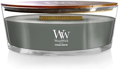 WoodWick Evening Bonfire Scented Ellipse Candle 16oz