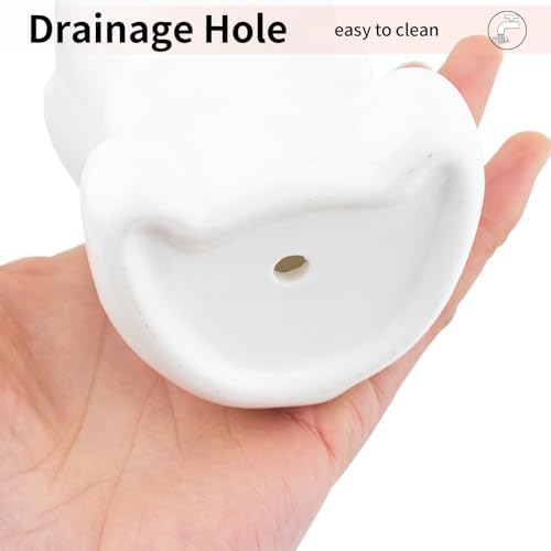 FlidRunest Kids Hippo Toothbrush Holder - Cute Hippo-Shaped Toothbrush Cup for Kids