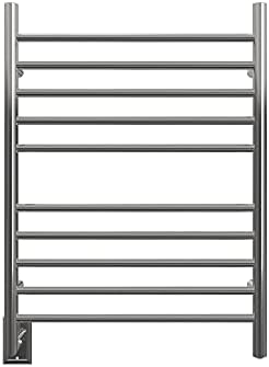 Amba Luxury 10 Bar Towel Warmer - Left Plug-in - heated Bath Towels
