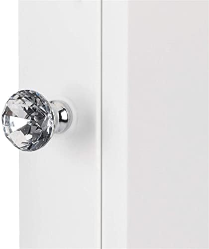 Double Mirror Wall Cabinet for Bathroom Storage White