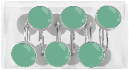 Sturdy and Stylish 12-Piece shower curtain hook set for home