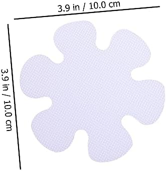 LIFKICH Non-Slip Bathroom Stickers 20pcs Peva Flower Bathtub Decals