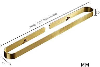 Brush Gold Aluminum Towel Rail Holder 30Cm
