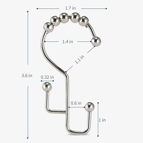 Rust-Proof Round Hook Set