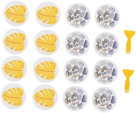 2 Sets Skid Stickers for Bathroom Bathtub and Shower Anti-Slip Decals