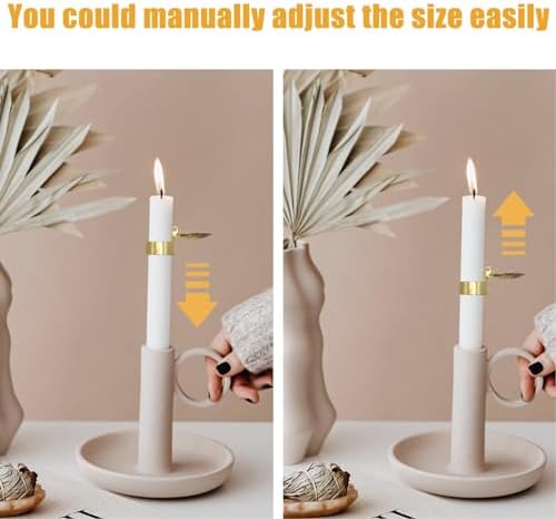 Honio Candle Stoppers Pack of 4 - Elegant Automatic Candlesnuffers for Home Kitchen