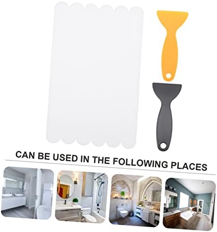 LIFKICH Bath Tub Stickers 6pcs Anti-Slip Clear Decals