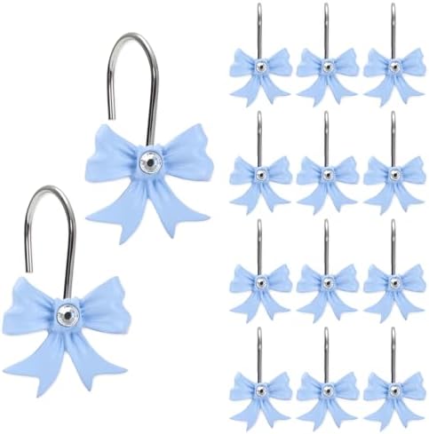 Cute Bow Knot Shower Curtain Hooks