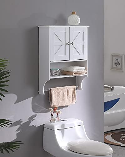 Space-Saving Wall-Mounted Medicine Cabinet - White