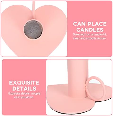 Cabelock Heart-Shaped Candle Stand - Portable Candle Rack