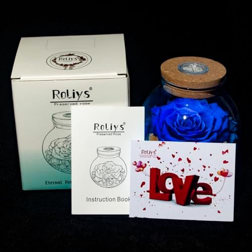 Preserved Real Roses with LED Mood Light