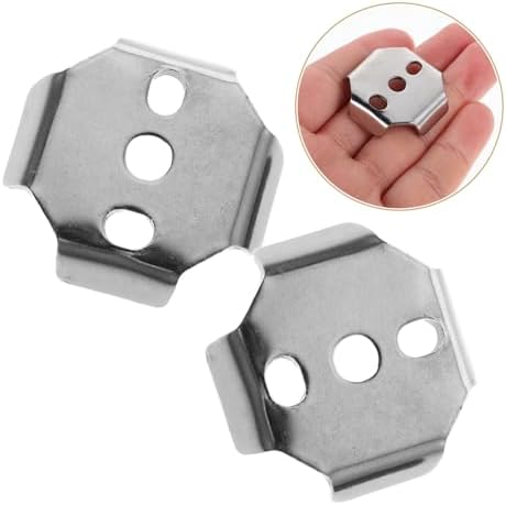 2pcs Bath Towel Rack Replacement with Base Pads and Fixing Clips