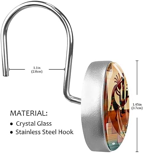 Sturdy Rust-Proof Showers Curtain Hangers