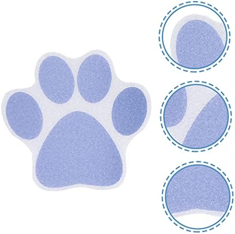 Shower Paws Non-Slip Bath Stickers 10pcs Waterproof Decals