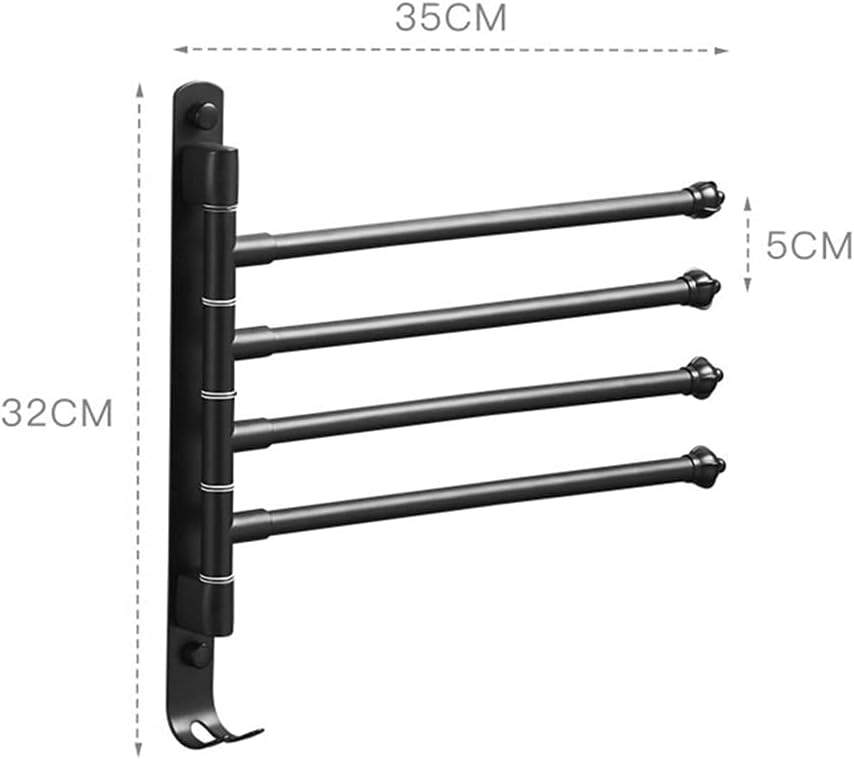 Luxury Rotating Towel Rail for Bathroom