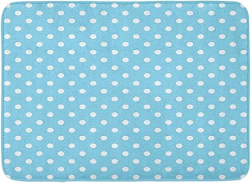 ChenRongDian Polka Dot Bath Mat