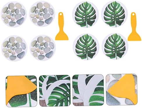 ABOOFAN Non-Slip Slip Resistant Slipping bathtub stickers with Leaves and Stones