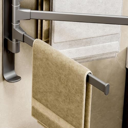 4-Arm Swivel Towel Rack