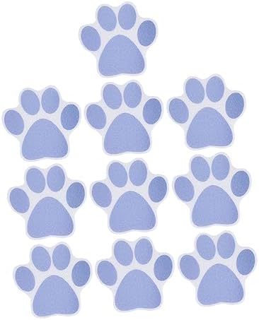 Shower Paws Non-Slip Bath Stickers 10pcs Waterproof Decals